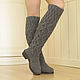 Boots demi-season "Sofia". High Boots. KnittedBoots. My Livemaster. Фото №5