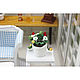 Цветы в подвесном кашпо для кукольного дома 1:12 Кукольная миниатюра. Мебель для кукол. Китайский  сундучок (Катерина). Ярмарка Мастеров.  Фото №5