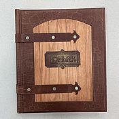 Сувениры и подарки handmade. Livemaster - original item cognac. Travel guide album (gift leather book). Handmade.
