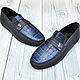 Order Men's moccasins made of genuine crocodile leather and calfskin!. SHOES&BAGS. Livemaster. . Moccasins Фото №3