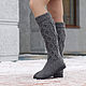 boots: ' Vanessa'. High Boots. KnittedBoots. Online shopping on My Livemaster.  Фото №2