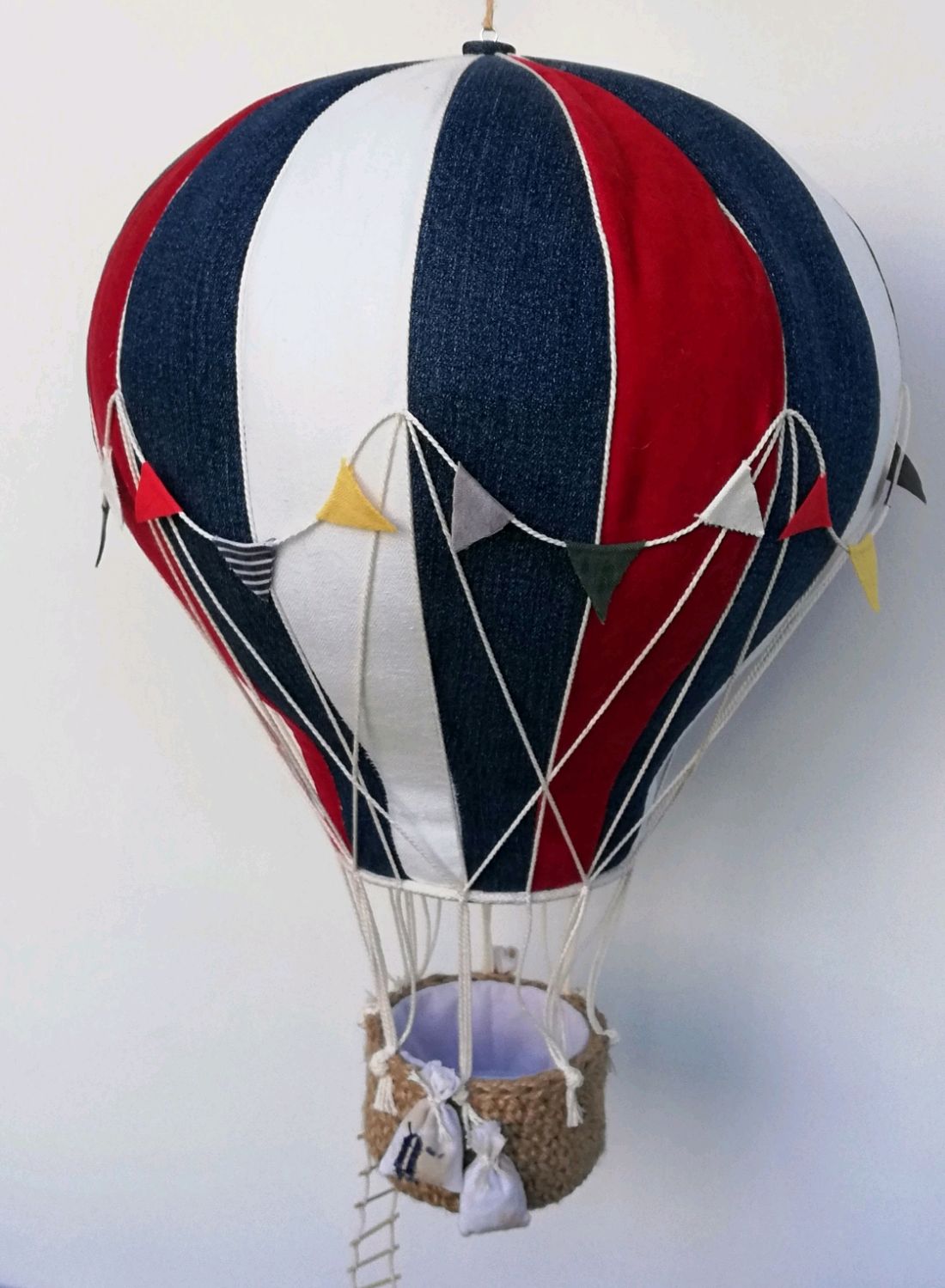 Поделка воздушный шар с корзиной своими руками