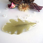 Украшения handmade. Livemaster - original item Brooch Pin Oak Leaf Real Oak Leaf Resin Jewelry. Handmade.