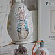 Пасхальное яйцо Кролик Питер с колокольчиком. Пасхальные сувениры. Настя Воронина. Ярмарка Мастеров.  Фото №6