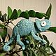 Хамелеон, вязаный хамелеон. Амигуруми куклы и игрушки. Игрушки для друга и подружки. Ярмарка Мастеров.  Фото №15