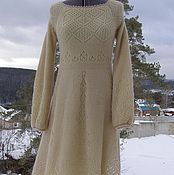 "Ромбы" платье из буретного шелка