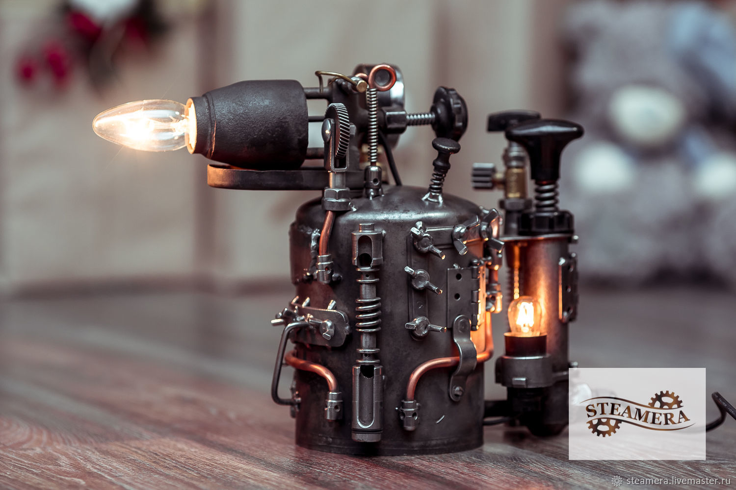 Светильник лампа ночник ЛОФТ стимпанк steampunk – купить на Ярмарке ...