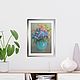 Oil painting. Flowers. Cornflowers and violets. Pictures. MariaSlynkoArt (Mariaslynko). Online shopping on My Livemaster.  Фото №2