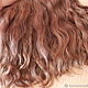 Tress mohair (light brown) Hair for dolls Doll hair Mohair doll hair. Doll hair. Hair and everything for dolls. Ярмарка Мастеров.  Фото №4