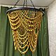 Абажур из деревянных бусин d60см. Абажуры и плафоны. Ольга (gamak_mak). Интернет-магазин Ярмарка Мастеров.  Фото №2