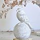 Bird on a ball of concrete Provence Vintage home and garden, Figurines, Azov,  Фото №1
