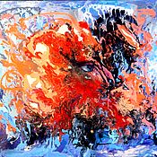 Картины и панно handmade. Livemaster - original item Oil on canvas large abstraction 70/90 