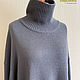 Свитер удлиненный оверсайз "Very-Over", 100% меринос. Свитеры. FAVORITE KNITWEAR (Наталья). Ярмарка Мастеров.  Фото №5