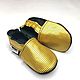 Golden Baby Shoes, Leather Baby Shoes, Kids Slippers. Footwear for childrens. ebooba. Online shopping on My Livemaster.  Фото №2