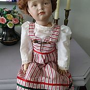 Винтаж: Антикварная кукла KWG 134 (König & Wernicke), негритянка