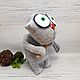 He started it first! grey cat with an axe by Vasya Lozhkin. Stuffed Toys. Dingus! Funny cats and other toys. My Livemaster. Фото №4
