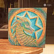 Order Starry emerald dragon, amber painting on handmade canvas. veronika-suvorova-art. Livemaster. . Pictures Фото №3