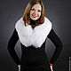 Order The collar of the White Fox. Fur495. Livemaster. . Collars Фото №3