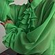 Нарядная блузка с жабо-отлично под жилеты,жакеты. Блузки. Эльмира Аббазова (ELMDESIGN). Интернет-магазин Ярмарка Мастеров.  Фото №2