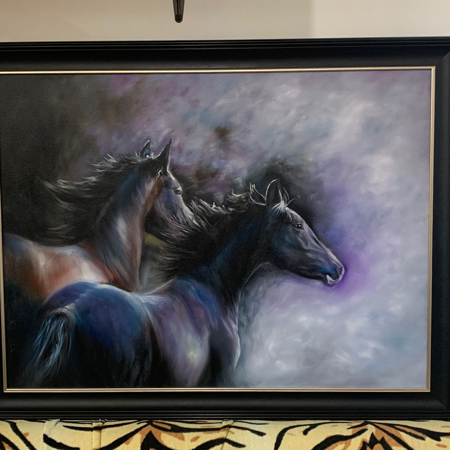 Написал лошадки. Картины художницы Жанны Когай.