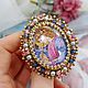 Brooch Order with Angel beaded embroidery, Brooches, Krasnodar,  Фото №1