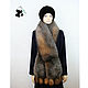 Luxurious boa scarf made of silver Fox fur ' Crystal'. Boa. Mishan (mishan). My Livemaster. Фото №6