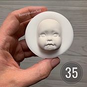 Материалы для творчества handmade. Livemaster - original item Mold No. №35 (form for making a face). Handmade.