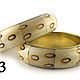 Vintage bracelets Buffalo Bone Brass D65 mm. Hard bracelet. - Olga - Mari Ell Design. My Livemaster. Фото №4