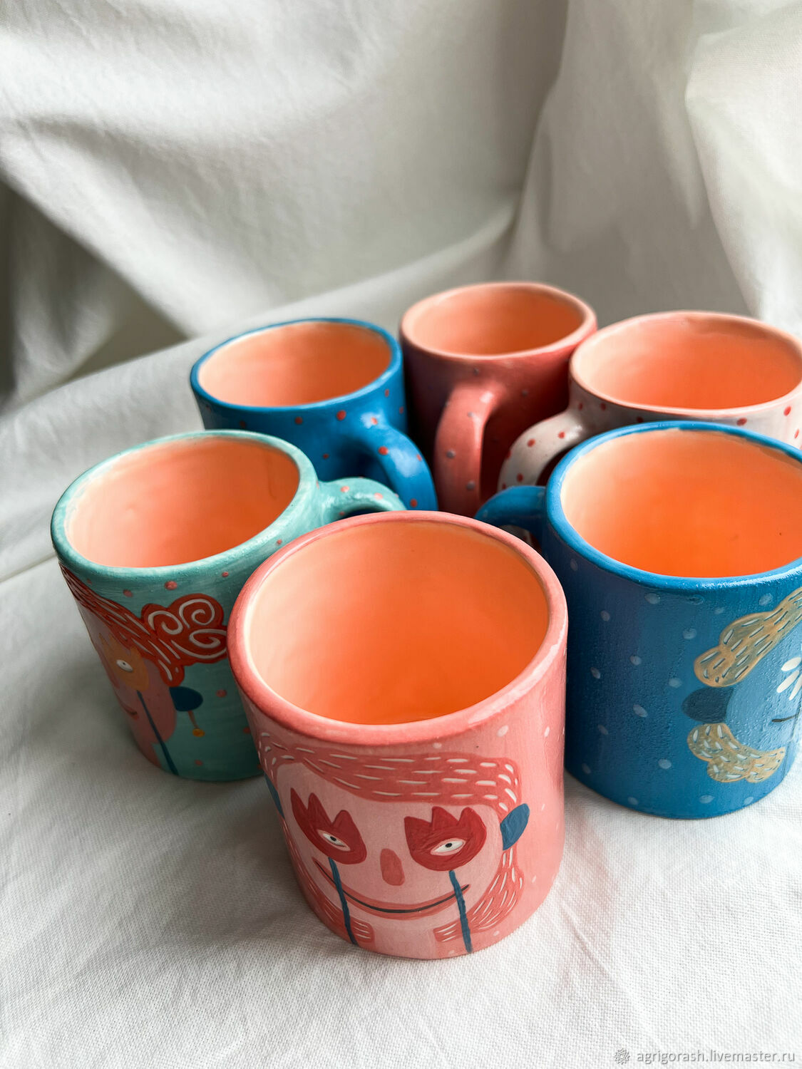 Кружки Girls купить в интернет-магазине Ярмарка Мастеров по цене 2200 ...