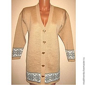 Одежда handmade. Livemaster - original item Knitted cardigan with buttons. Handmade.