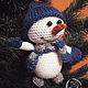 Knitted toy Snowman amigurumi. Amigurumi dolls and toys. Toys with soul. Online shopping on My Livemaster.  Фото №2