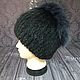 Fur hat made of natural fur'Medusa'. ( Premium). Caps. kupimeh. My Livemaster. Фото №4