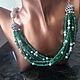 Necklace 'emerald placer». Necklace. Irina Leks. Online shopping on My Livemaster.  Фото №2