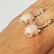Заказать Серьги с розовым опалом. Newstylejewelry. Ярмарка Мастеров. . Серьги классические Фото №3