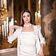 Заказать Пеньюар с декором из норки и жемчуга. Дизайн-студия Slada Fashion. Ярмарка Мастеров. . Халаты Фото №3