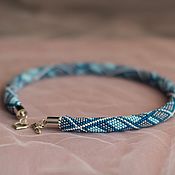 Украшения handmade. Livemaster - original item Necklace: Bead harness Barberry in Blue. Handmade.
