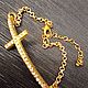  The 'Cross' bracelet in gold design. Chain bracelet. Rimliana - the breath of the nature (Rimliana). Online shopping on My Livemaster.  Фото №2