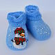 Wool booties ' Merry snowman'. Felted booties. Babys bootees. Multicraft studio. Online shopping on My Livemaster.  Фото №2