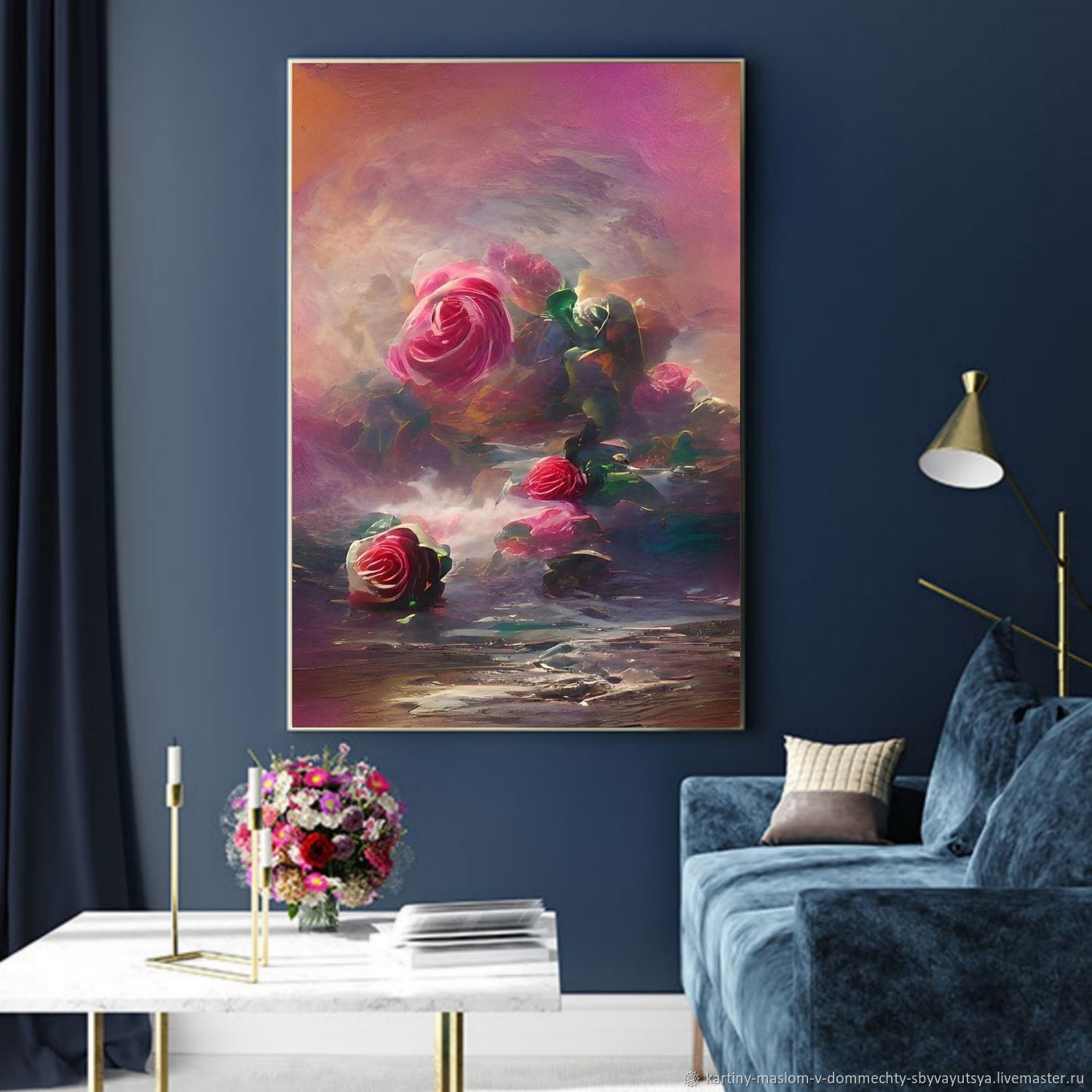 Современная абстрактная настенная картина маслом в интернет-магазине ...