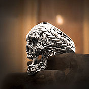 Украшения handmade. Livemaster - original item Ring: Skull Ring Baroque. Handmade.