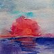 PAINTING SUNSET ON THE SEA Painting. OIL PAINTING ON CANVAS. Pictures. orlovaalla. My Livemaster. Фото №5