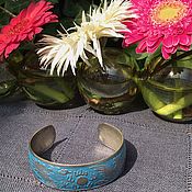 Винтаж handmade. Livemaster - original item Chinese Fairy Tale bracelet, 925 sterling silver, enamel, China. Handmade.