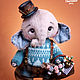 Teddy Elephant Gentleman John. Teddy Toys. cosmoticdoll. Online shopping on My Livemaster.  Фото №2