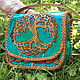 Women's leather bag 'Tree of life', Classic Bag, Krasnodar,  Фото №1