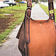 Leather and canvas messenger bag. Messenger Bag. G.L.A.D.. My Livemaster. Фото №6