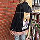 Джинсовая куртка с перьями страуса "Микки Маус", Куртки, Москва,  Фото №1