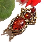 Украшения handmade. Livemaster - original item Brooch scarab beetle amber love amulet talisman souvenir. Handmade.