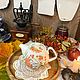 Заказать Чайник заварочный, фарфор, роспись Осенний уютный. Анна Орлова. Дом с историей.. Ярмарка Мастеров. . Чайники Фото №3