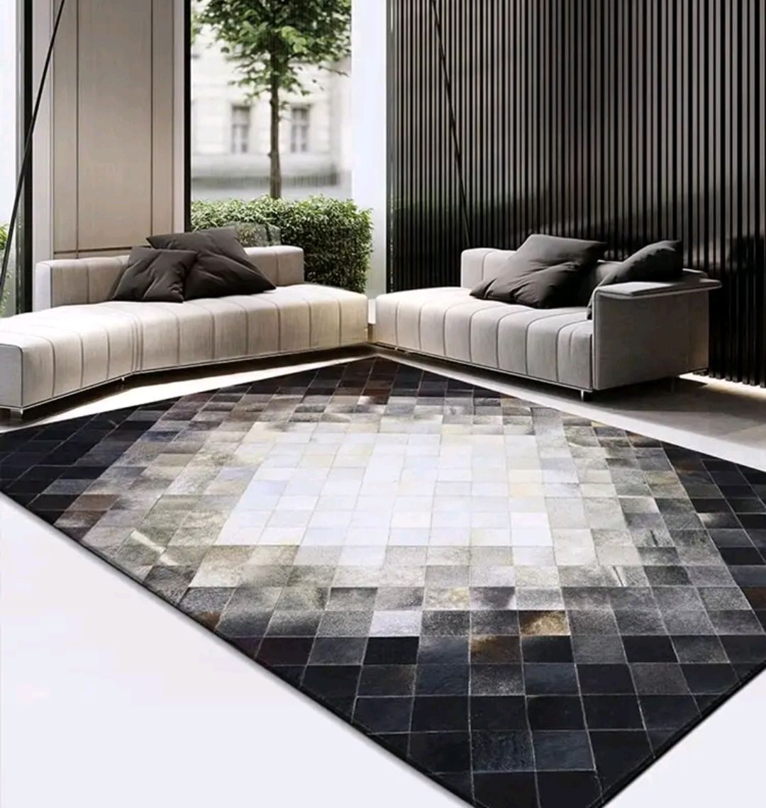 Ковёр из коровьих шкур Luxury Patchwork в интернет-магазине Ярмарка ...