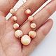 Vintage necklaces: Beads, pink mother of pearl. Vintage necklace. Anna - Vintazhnye ukrasheniya. Интернет-магазин Ярмарка Мастеров.  Фото №2